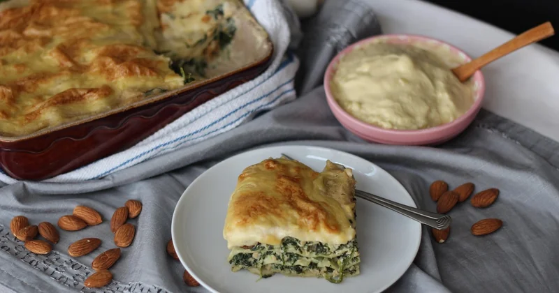 La recette de base : lasagnes aux épinards et ricotta sans viande